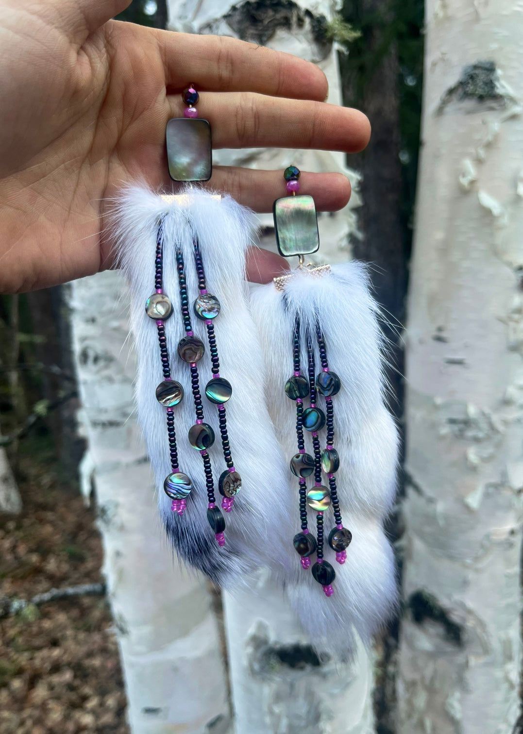 FOX, ABALONE, MOTHER OF PEARL