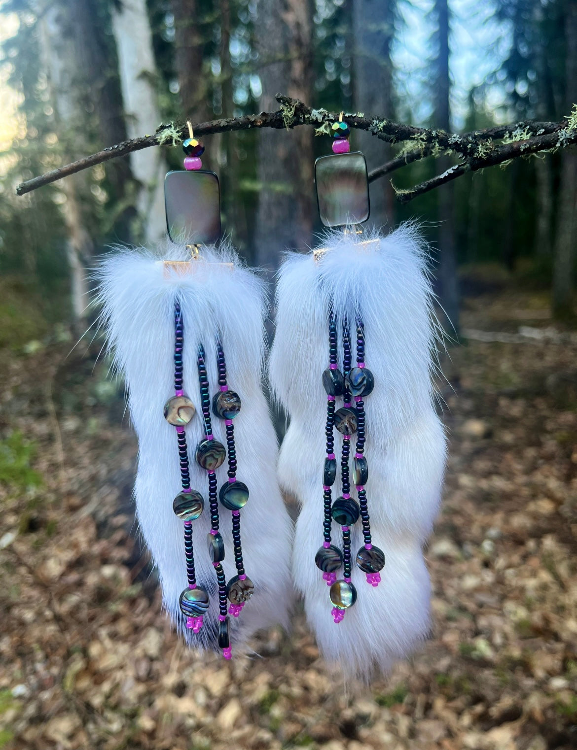 FOX, ABALONE, MOTHER OF PEARL