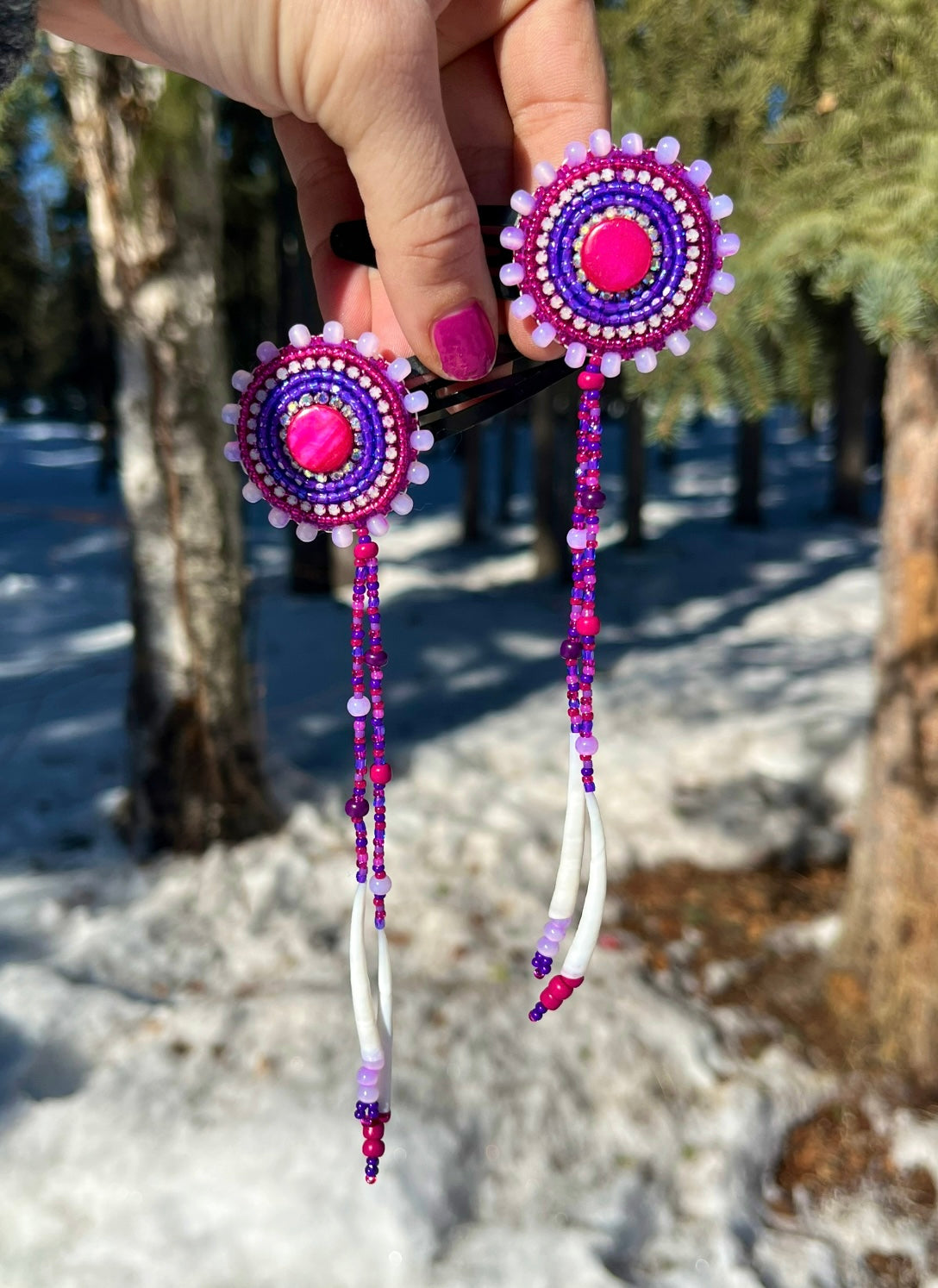 DENTALIUM & BEADSOUP HAIRCLIPS