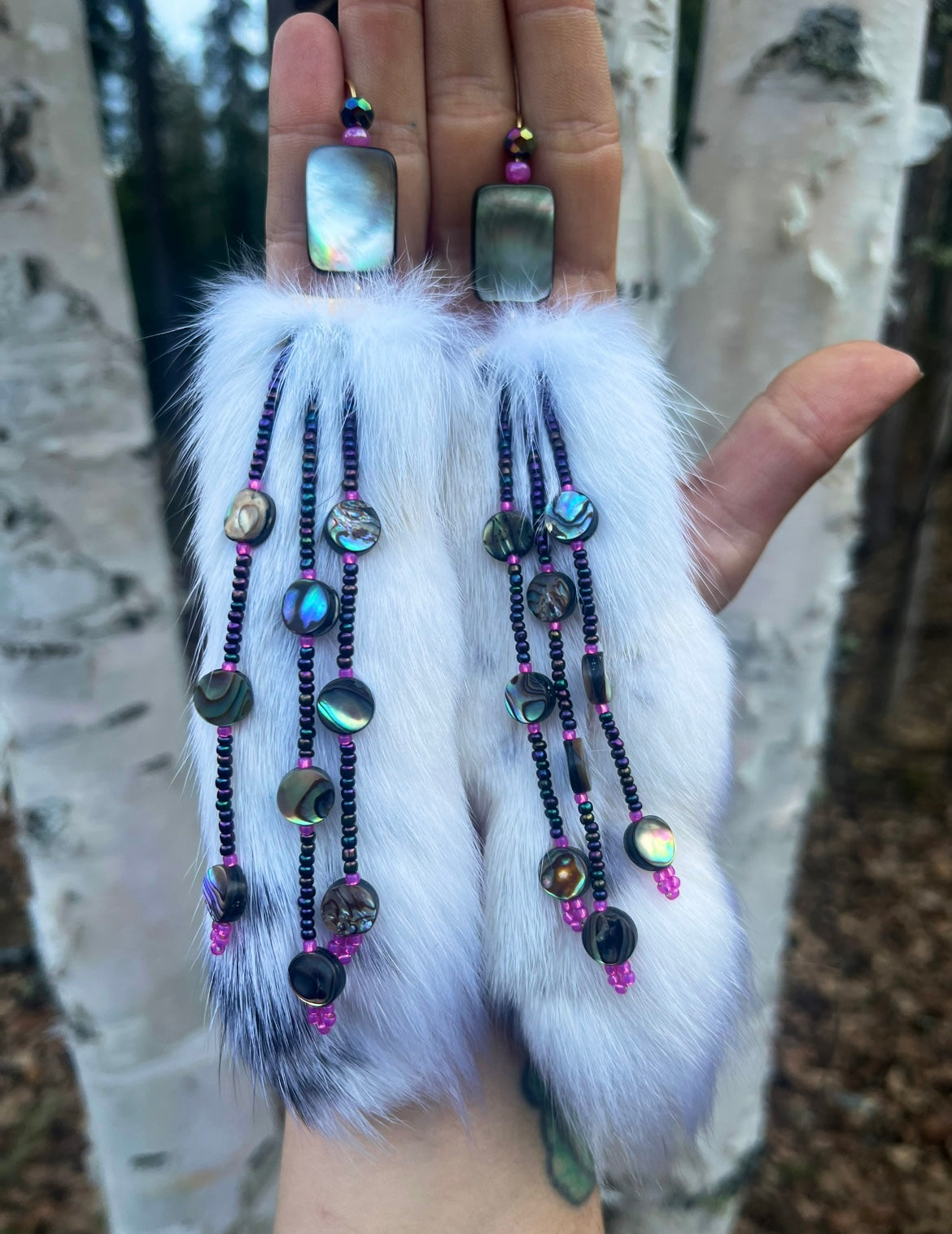 FOX, ABALONE, MOTHER OF PEARL
