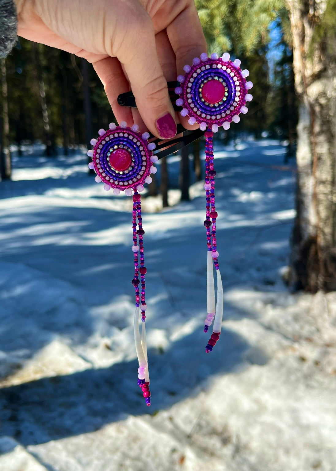 DENTALIUM & BEADSOUP HAIRCLIPS