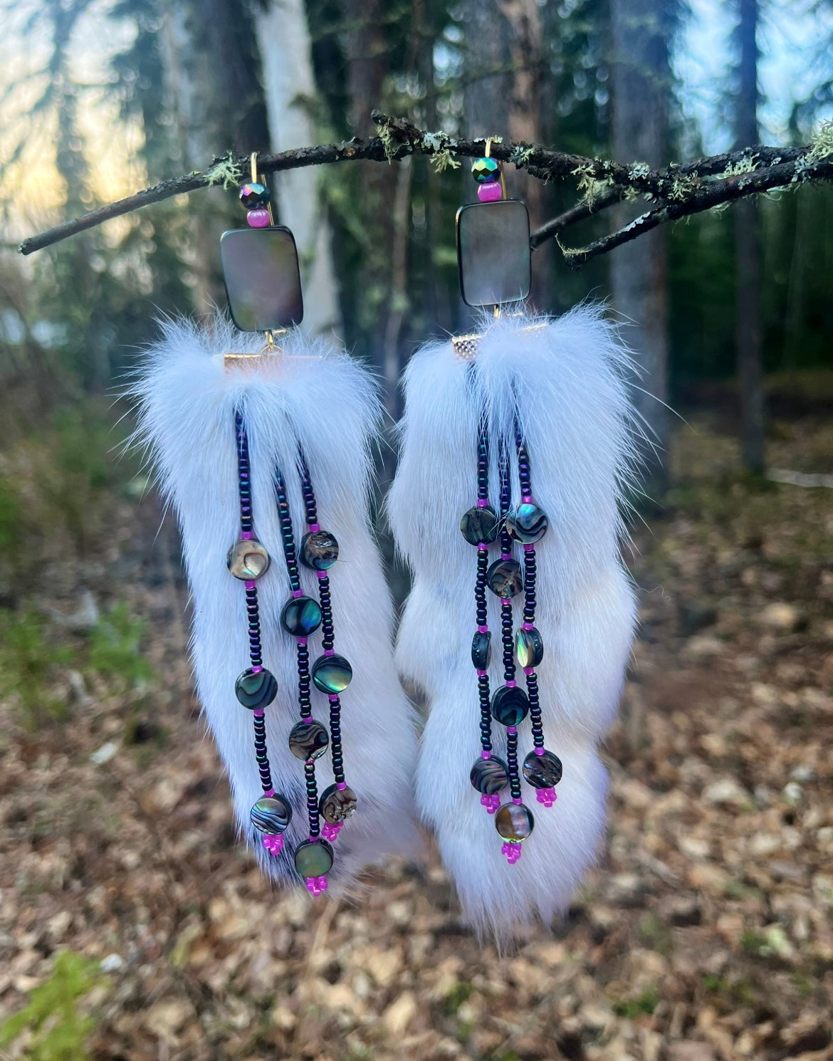 FOX, ABALONE, MOTHER OF PEARL