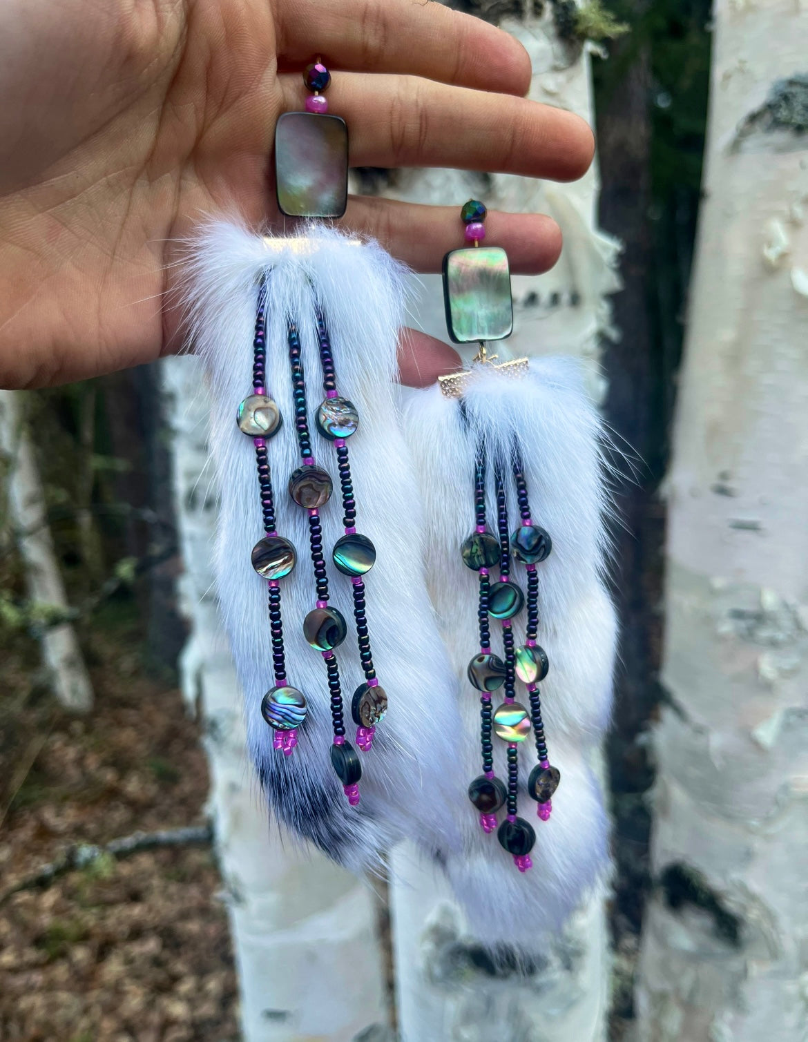 FOX, ABALONE, MOTHER OF PEARL