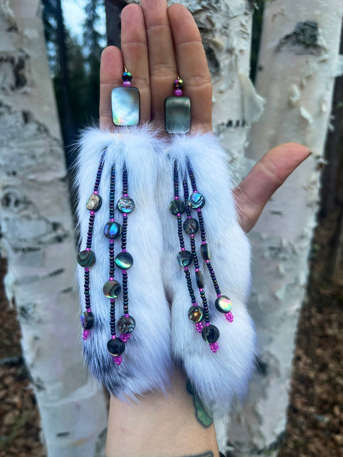 FOX, ABALONE, MOTHER OF PEARL