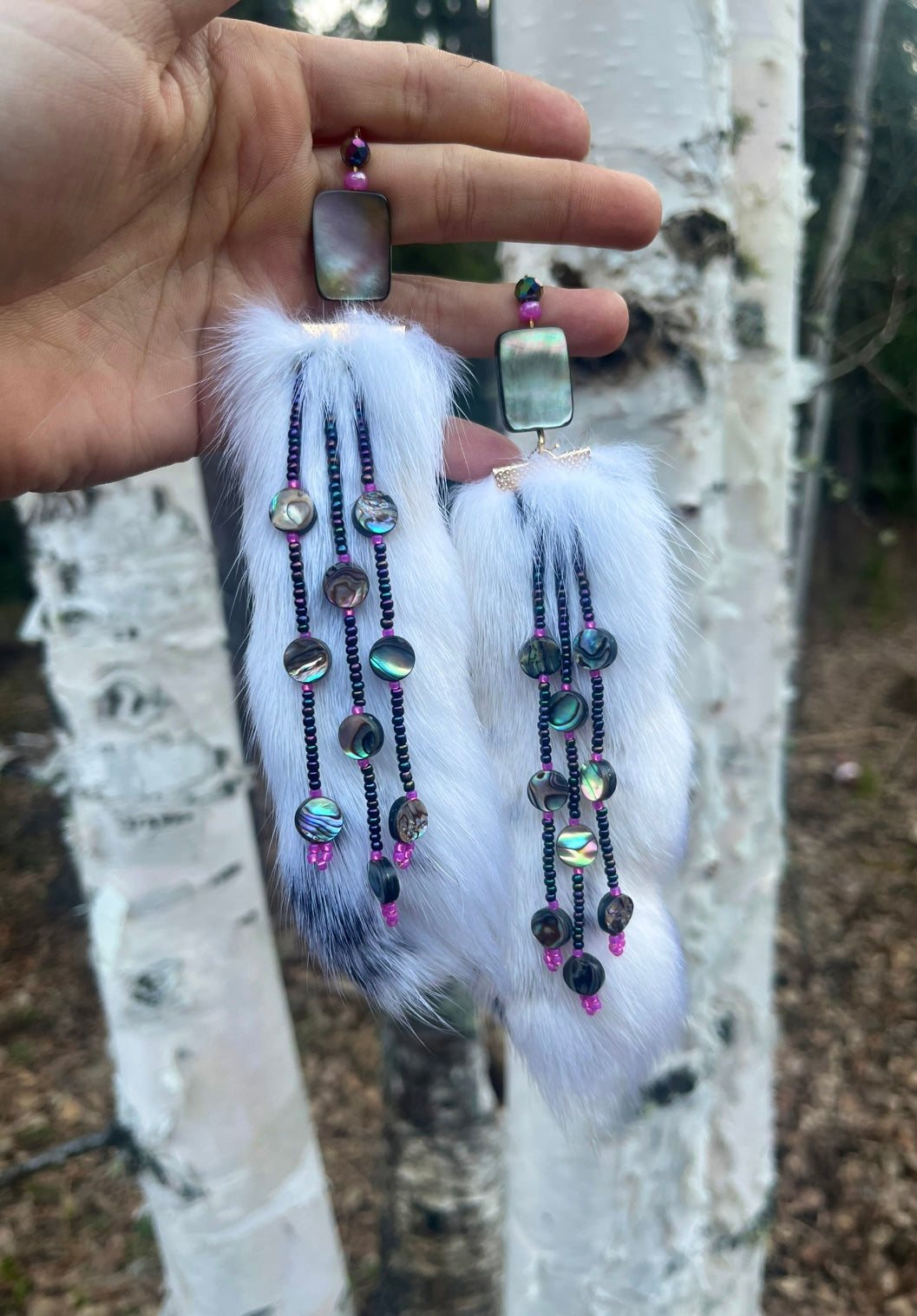 FOX, ABALONE, MOTHER OF PEARL