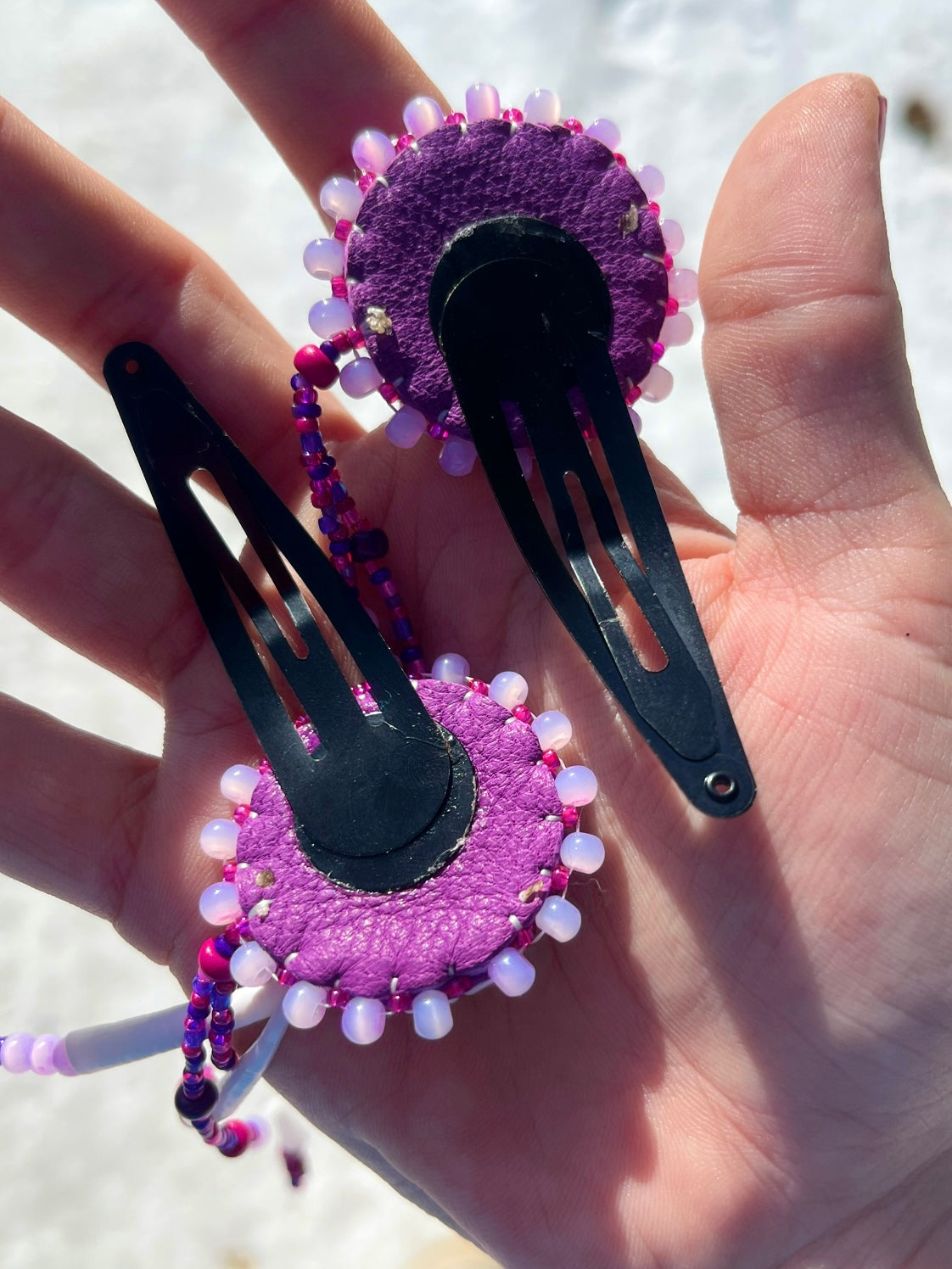 DENTALIUM & BEADSOUP HAIRCLIPS