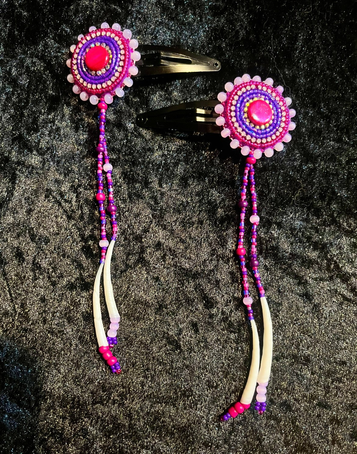 DENTALIUM & BEADSOUP HAIRCLIPS