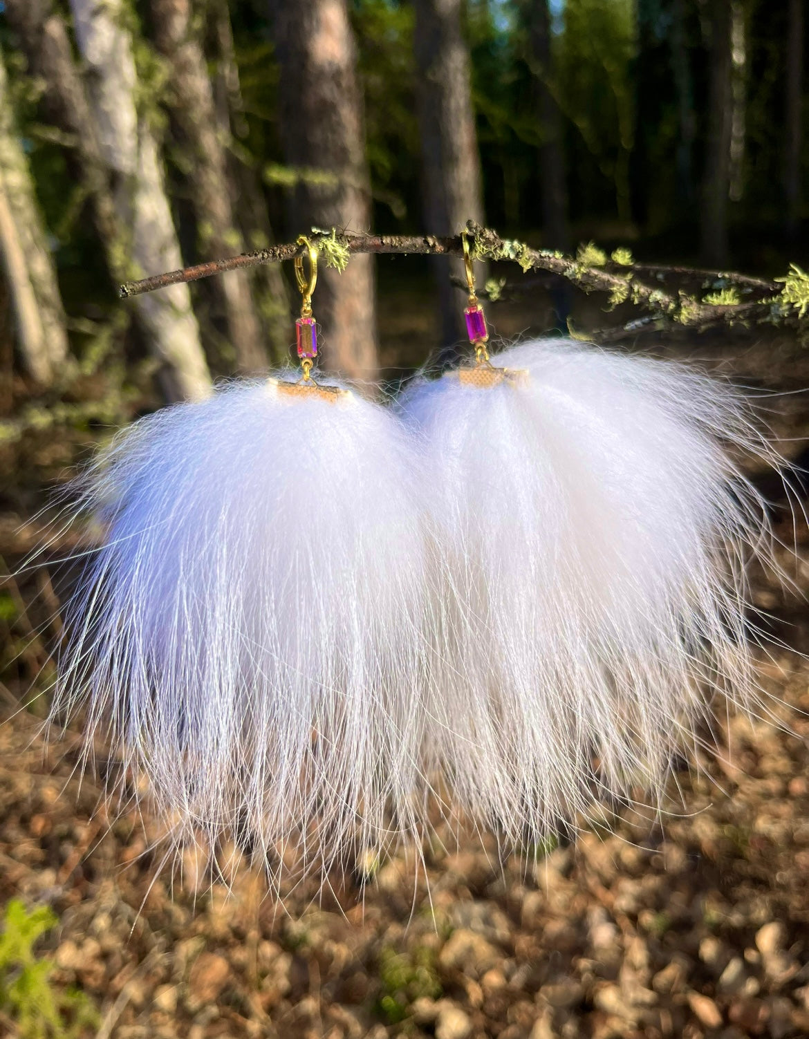 XL FOX FUR PUFFS