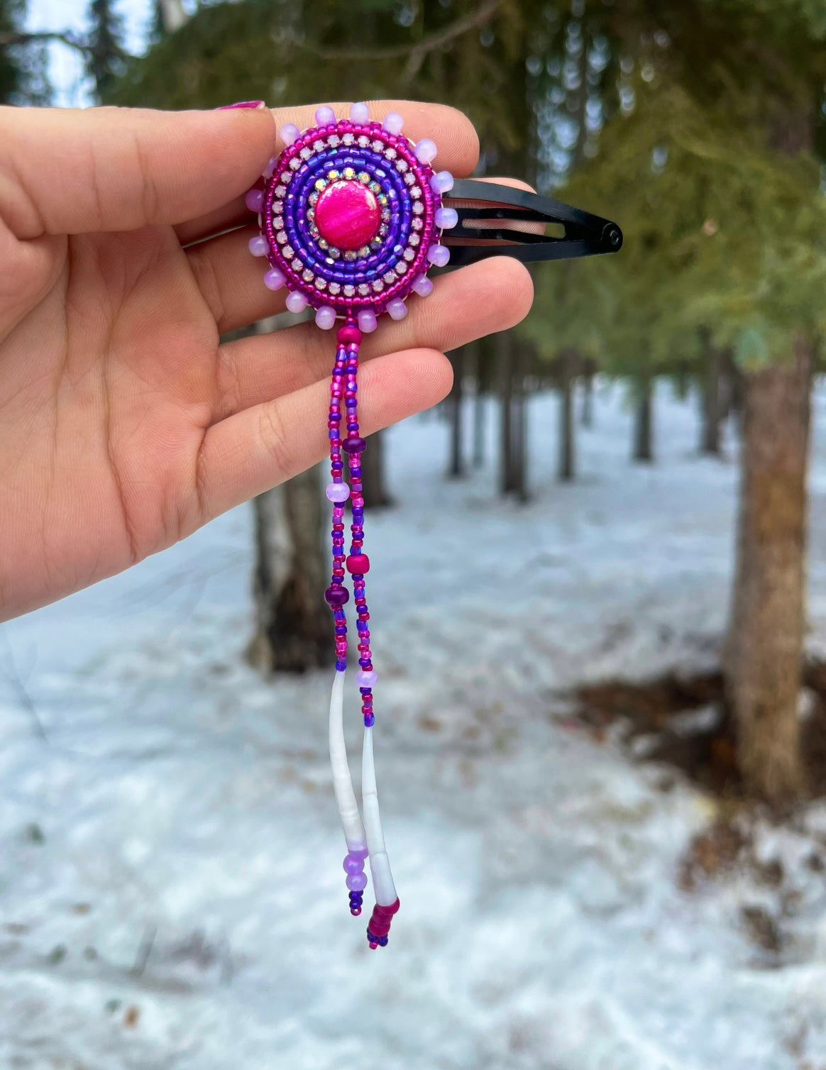 DENTALIUM & BEADSOUP HAIRCLIPS