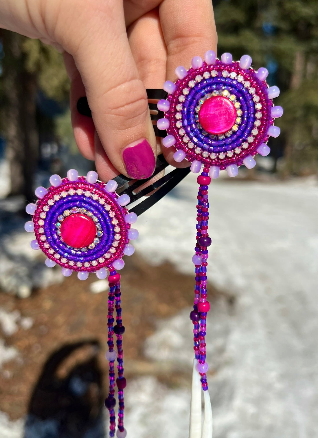DENTALIUM & BEADSOUP HAIRCLIPS