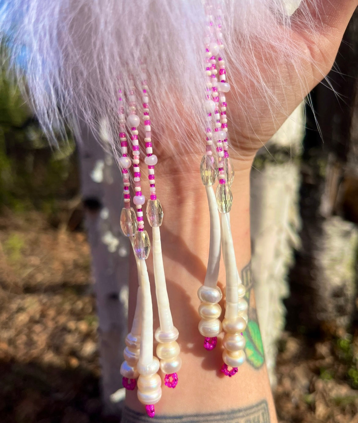 FOX, BEADSOUP, DENTALIUM, FRESHWATER PEARLS