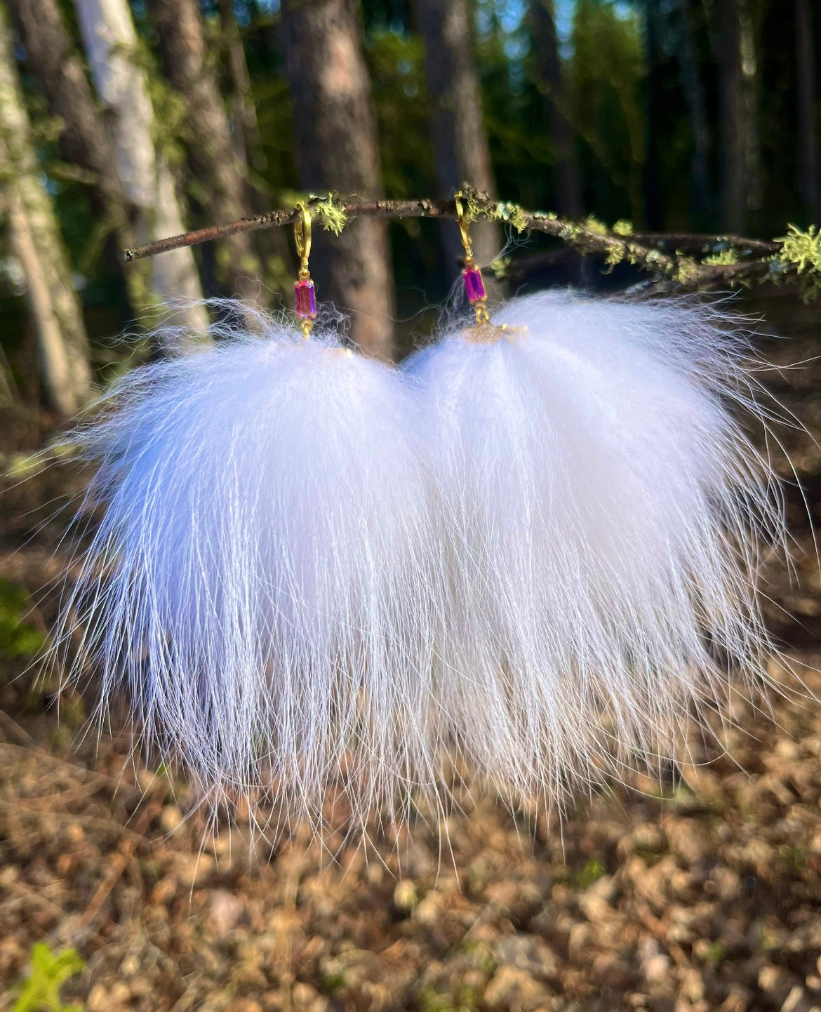 XL FOX FUR PUFFS