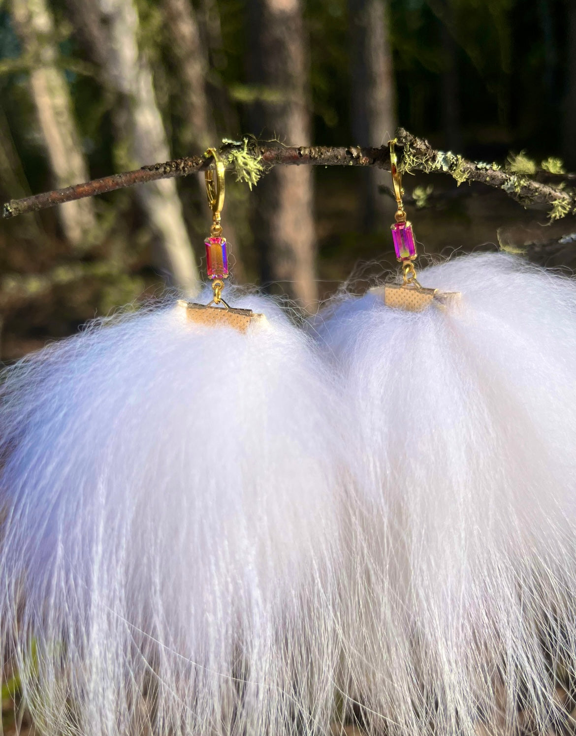 XL FOX FUR PUFFS