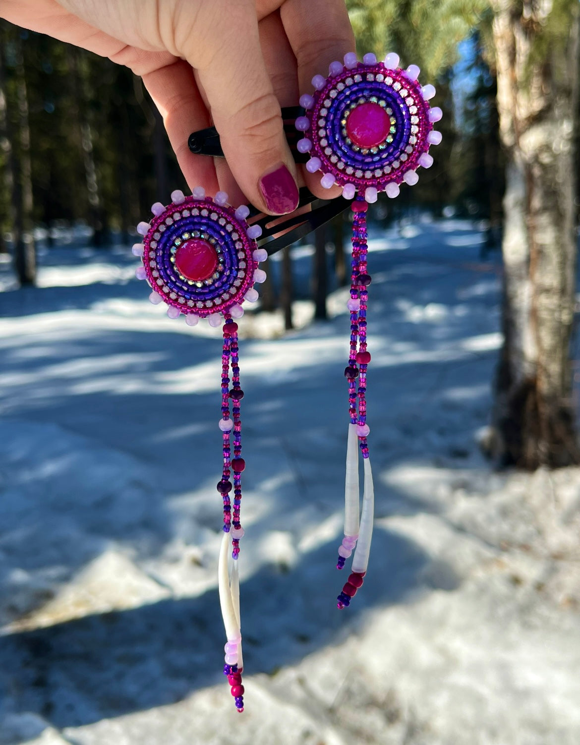 DENTALIUM & BEADSOUP HAIRCLIPS