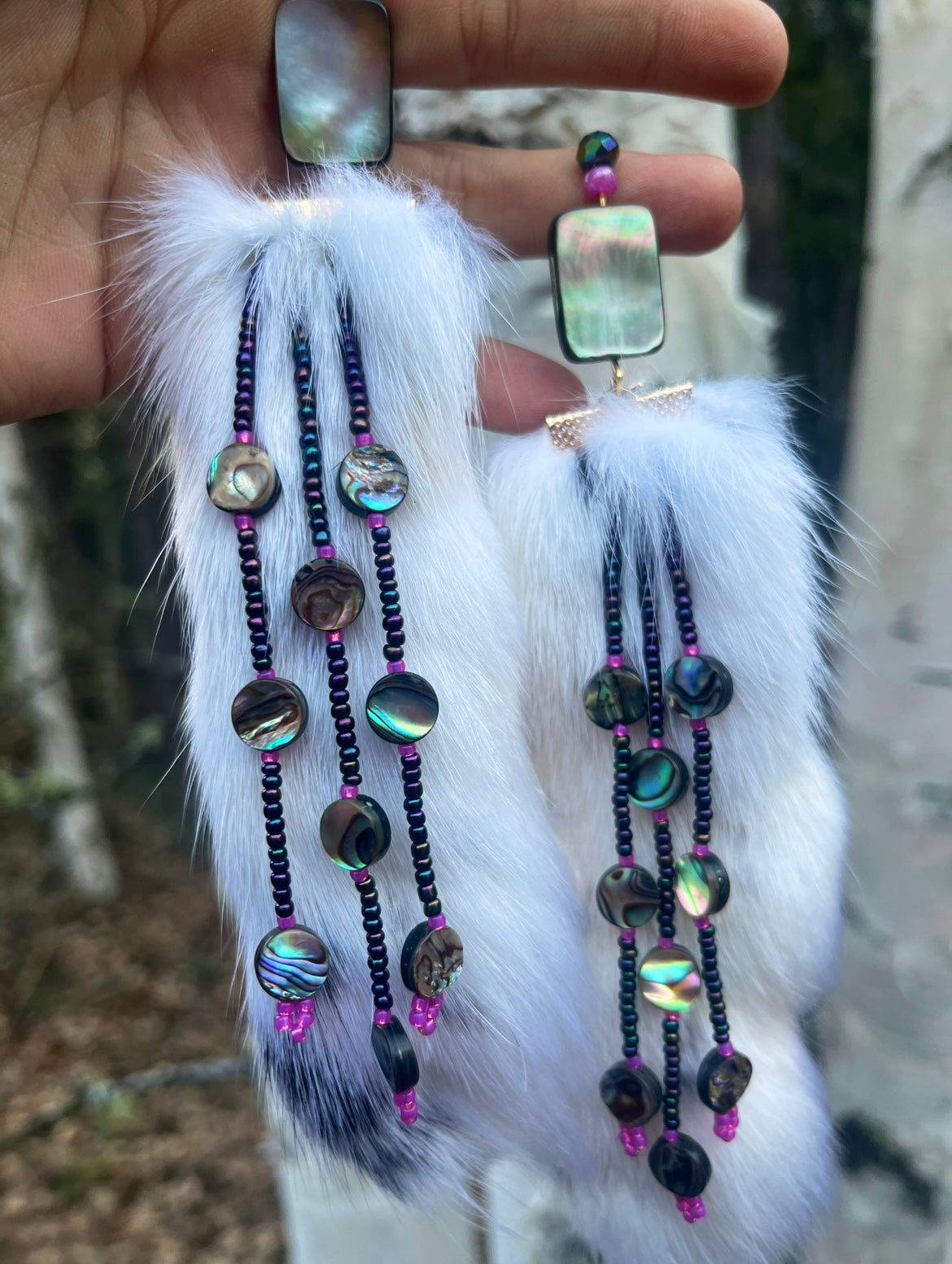 FOX, ABALONE, MOTHER OF PEARL
