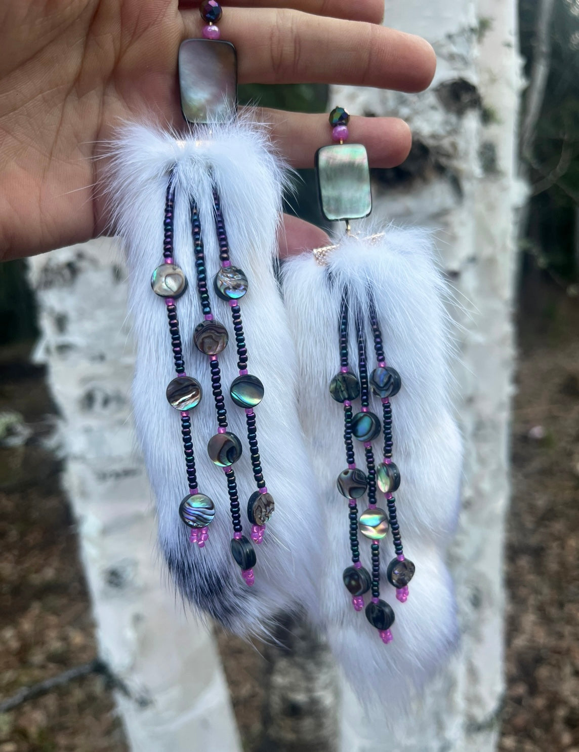 FOX, ABALONE, MOTHER OF PEARL