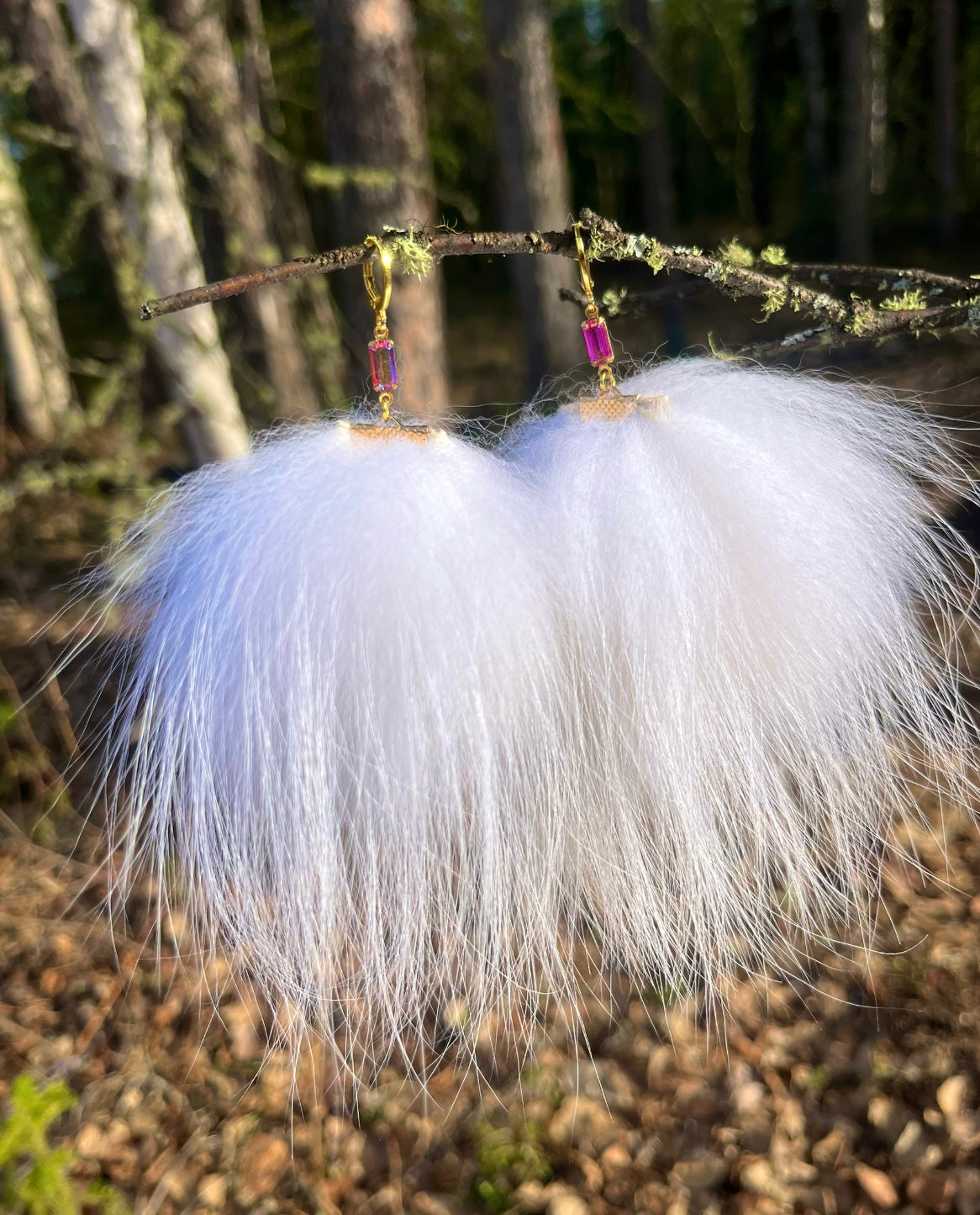 XL FOX FUR PUFFS
