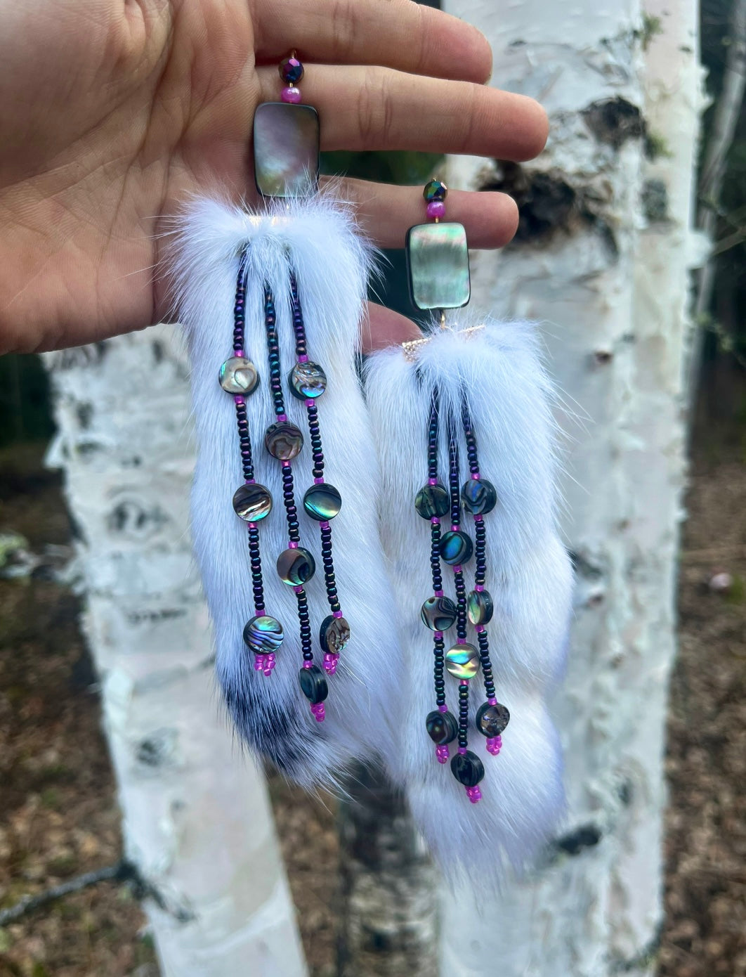 FOX, ABALONE, MOTHER OF PEARL