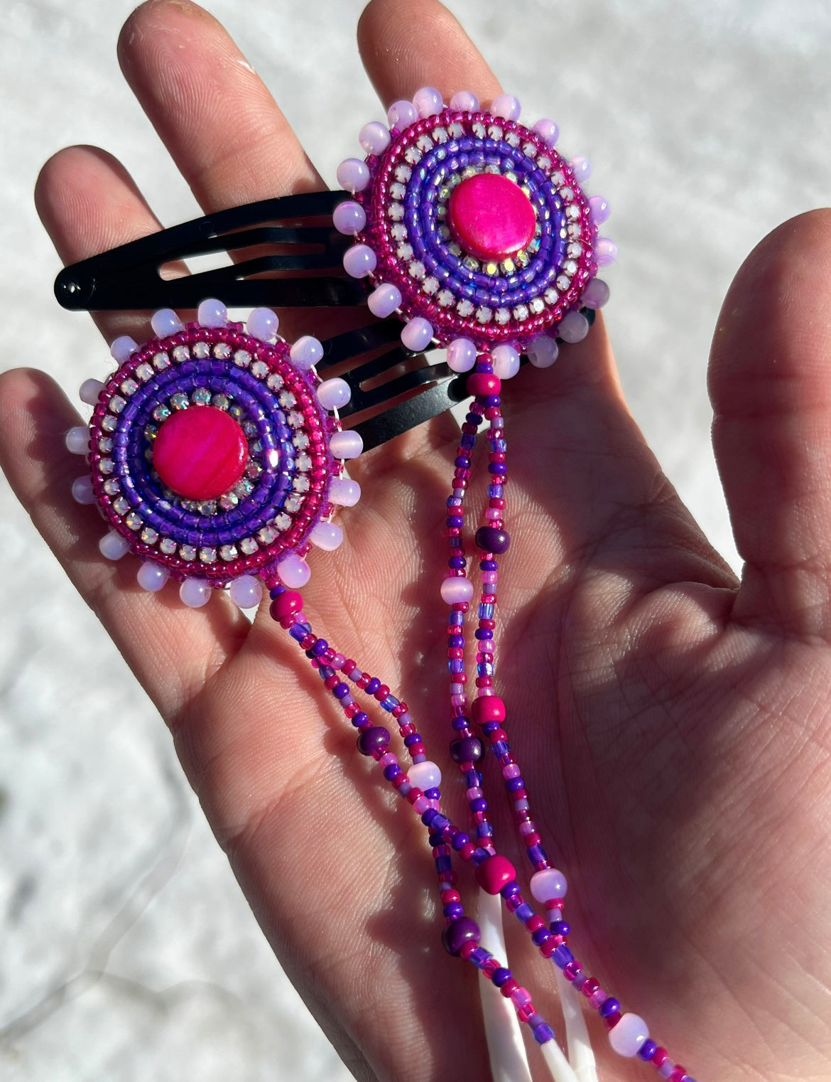 DENTALIUM & BEADSOUP HAIRCLIPS