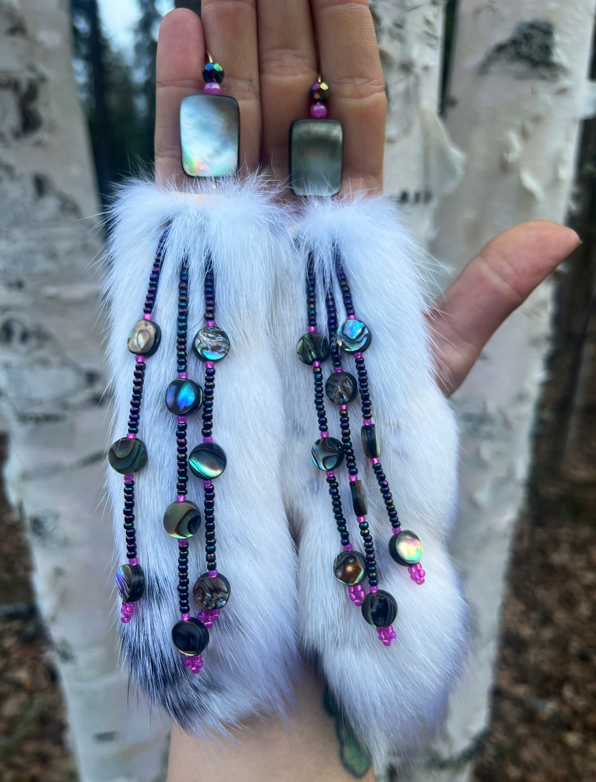 FOX, ABALONE, MOTHER OF PEARL