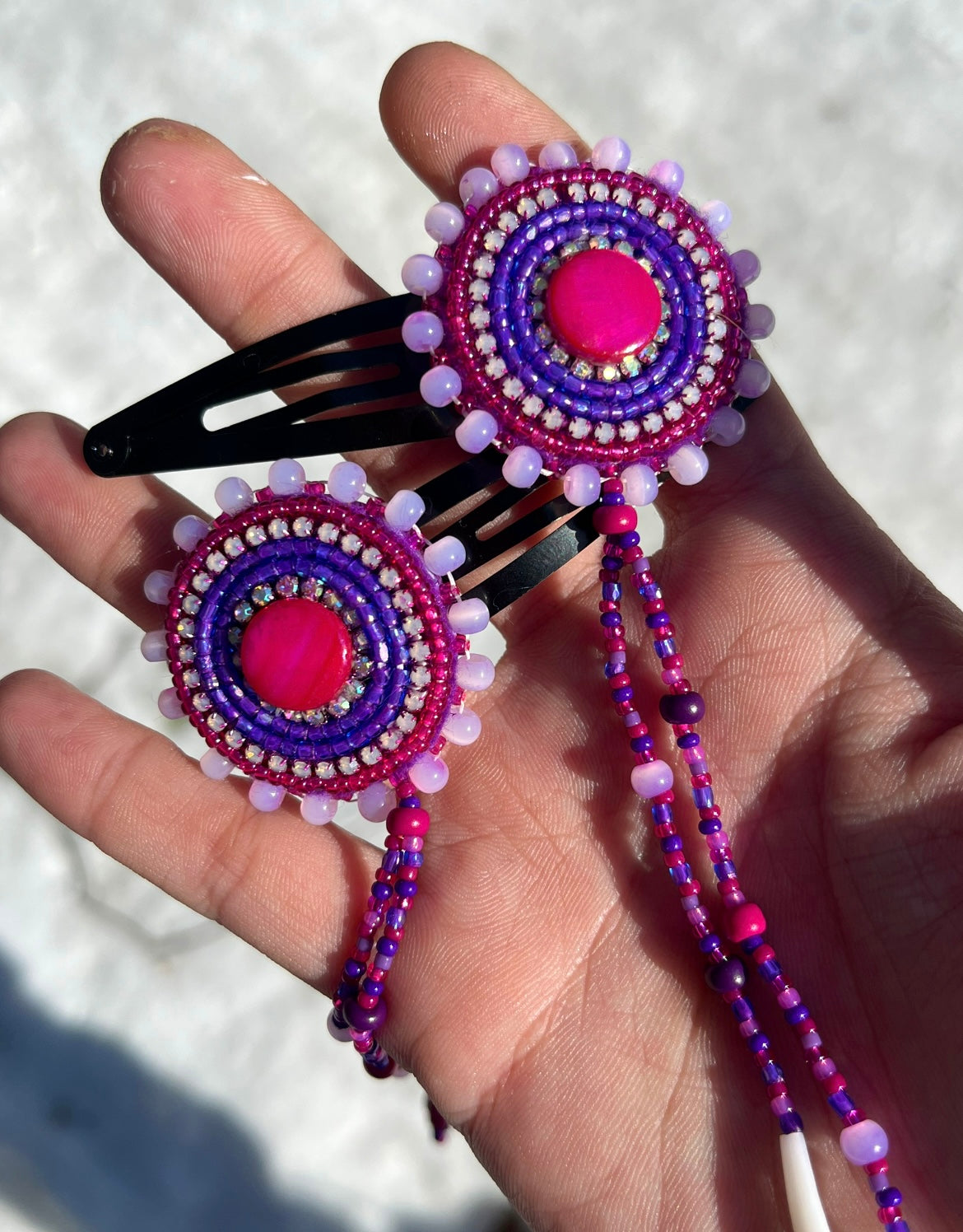DENTALIUM & BEADSOUP HAIRCLIPS