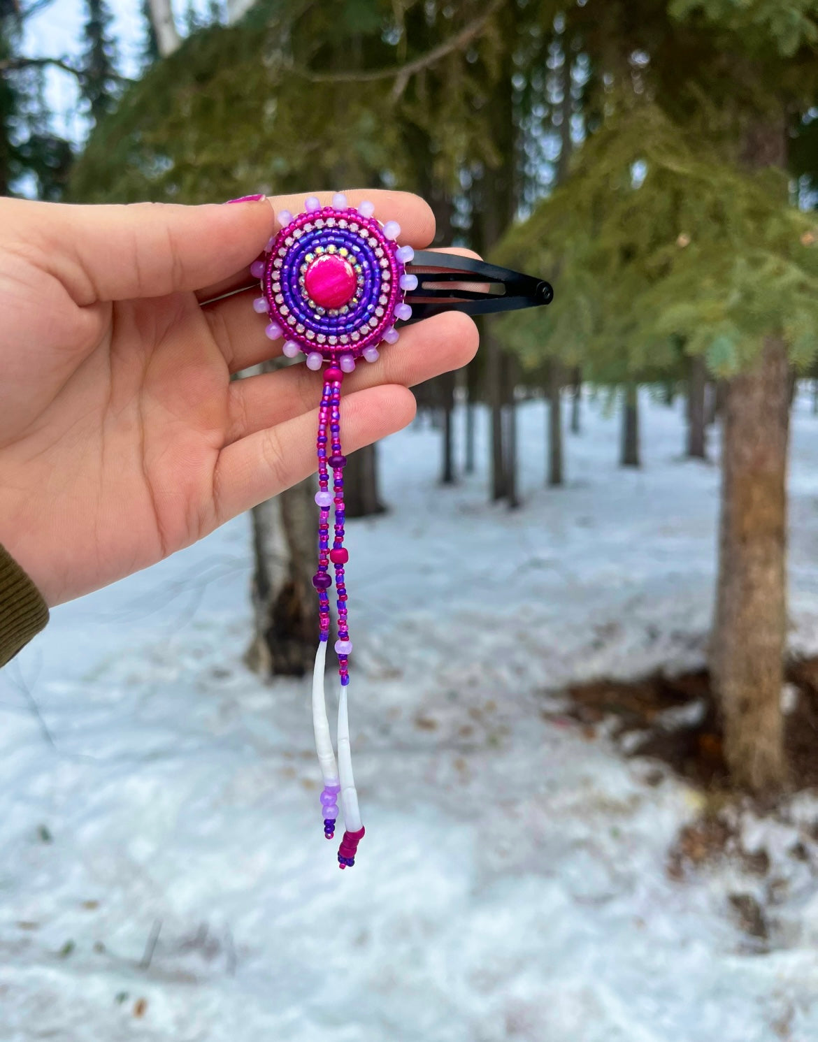 DENTALIUM & BEADSOUP HAIRCLIPS