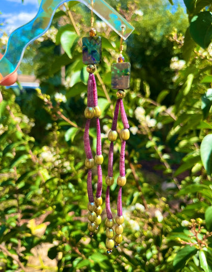 PURPLE DENTALIUM + PEARLS