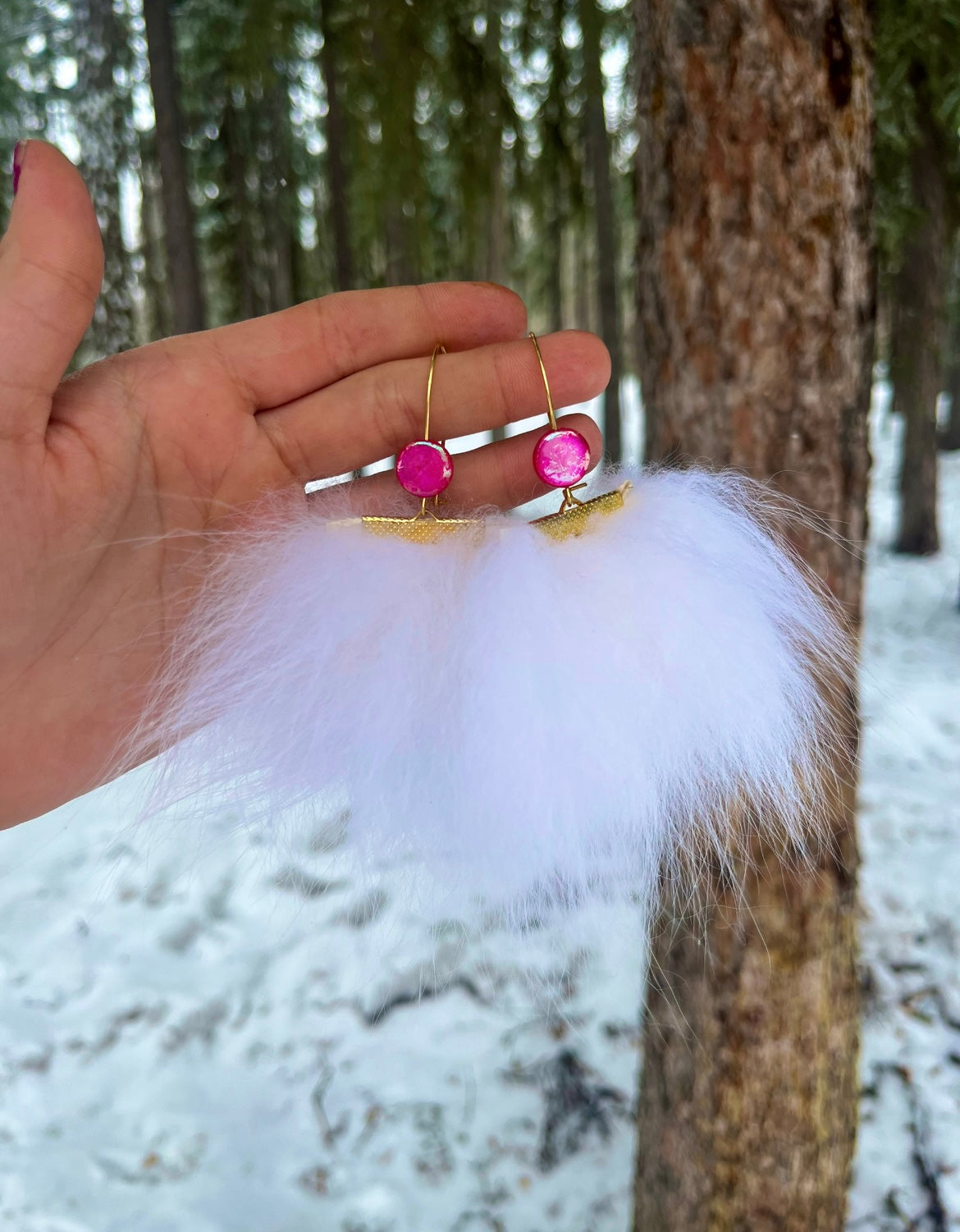 FOX FUR PUFFS [MEDIUM]