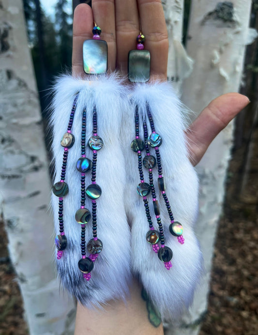 FOX, ABALONE, MOTHER OF PEARL
