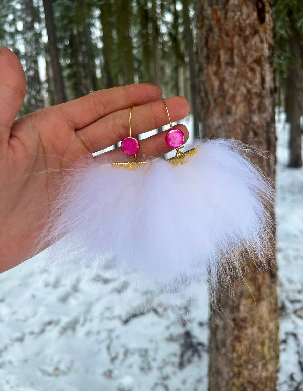 FOX FUR PUFFS [MEDIUM]
