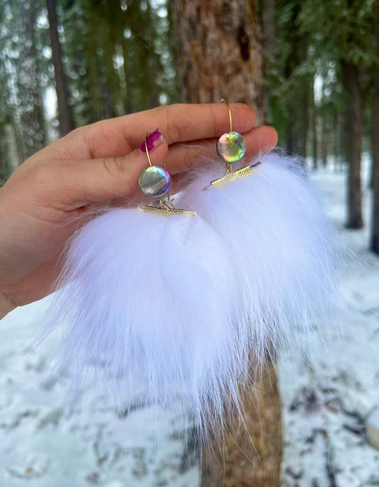 FOX FUR PUFFS [LARGE]