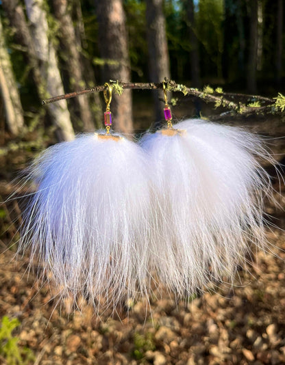XL FOX FUR PUFFS