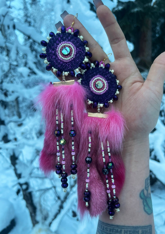 SALMON SKIN + PINK FOX