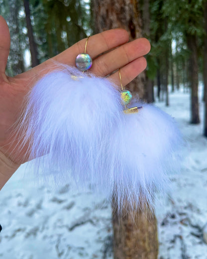 FOX FUR PUFFS [LARGE]