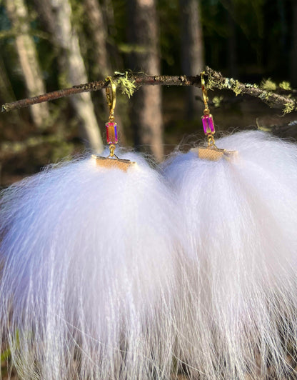 XL FOX FUR PUFFS