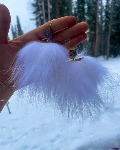 FOX FUR PUFFS [LARGE]