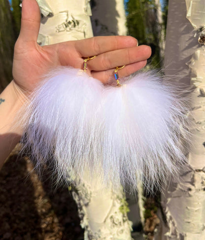 XL FOX FUR PUFFS