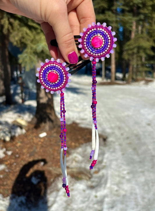 DENTALIUM & BEADSOUP HAIRCLIPS